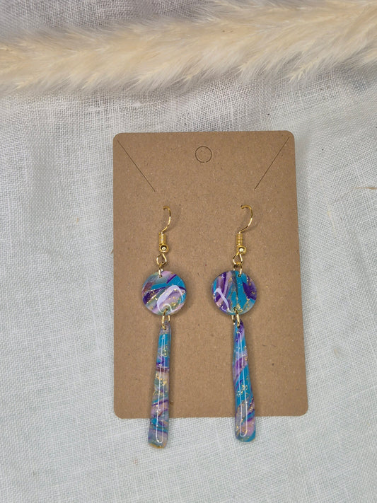 Boucle d'oreille 7,5cm