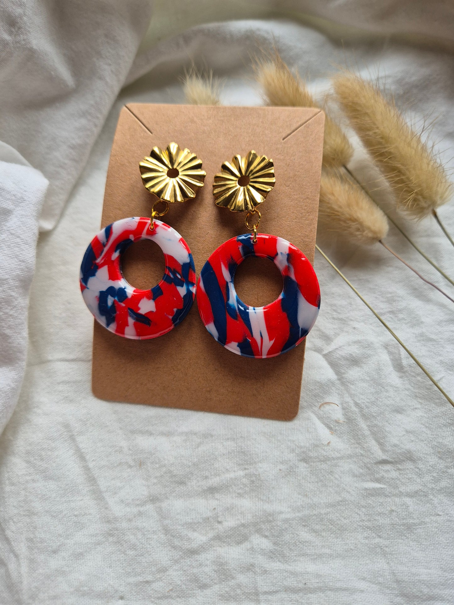 Boucle d'oreille 5,5cm