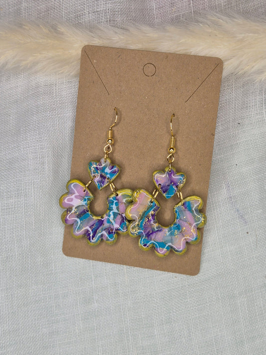 Boucle d'oreille 6cm