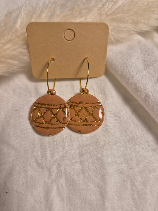 Boucle d'oreille 4,5cm