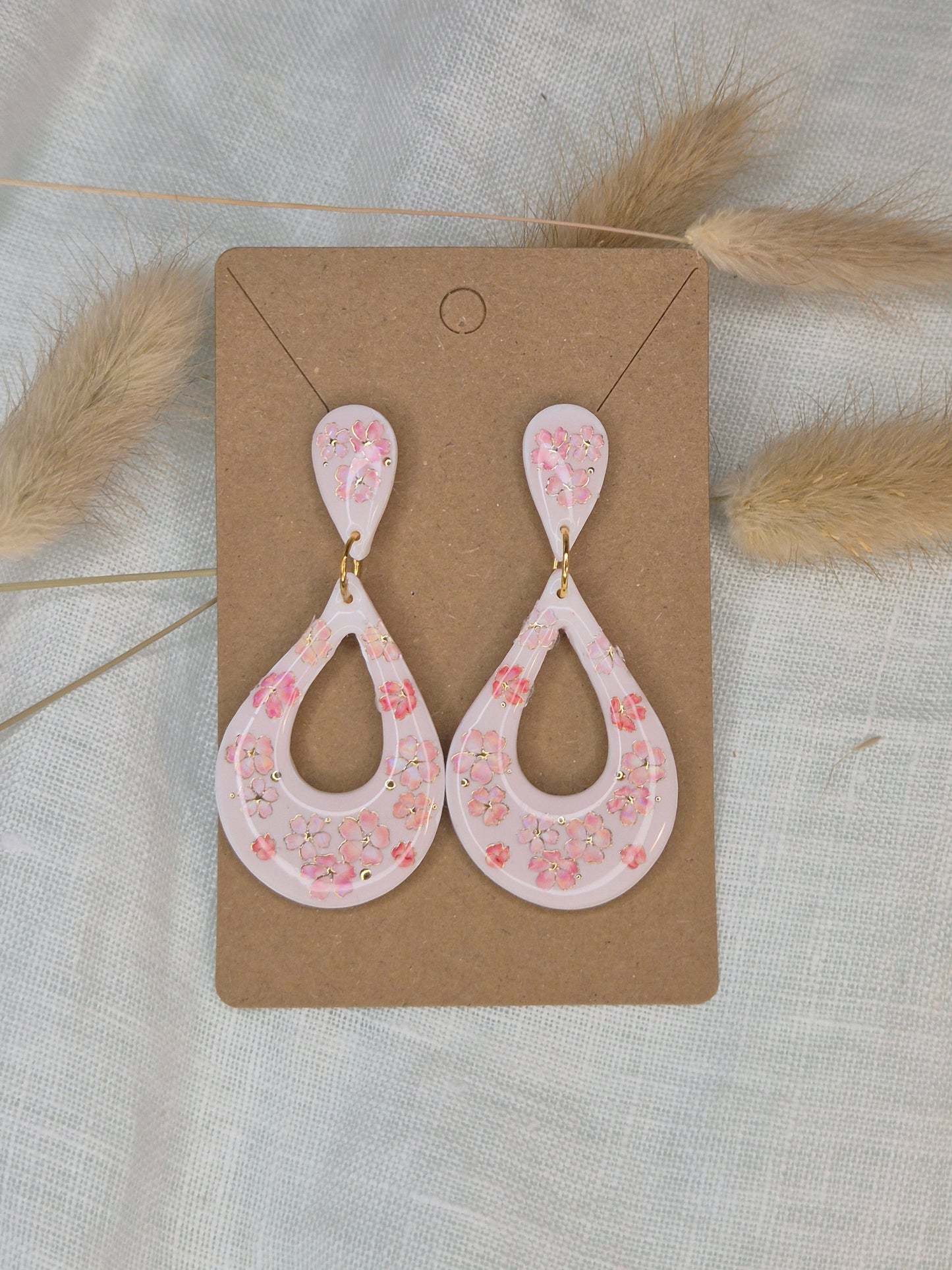 Boucle d'oreille 6cm