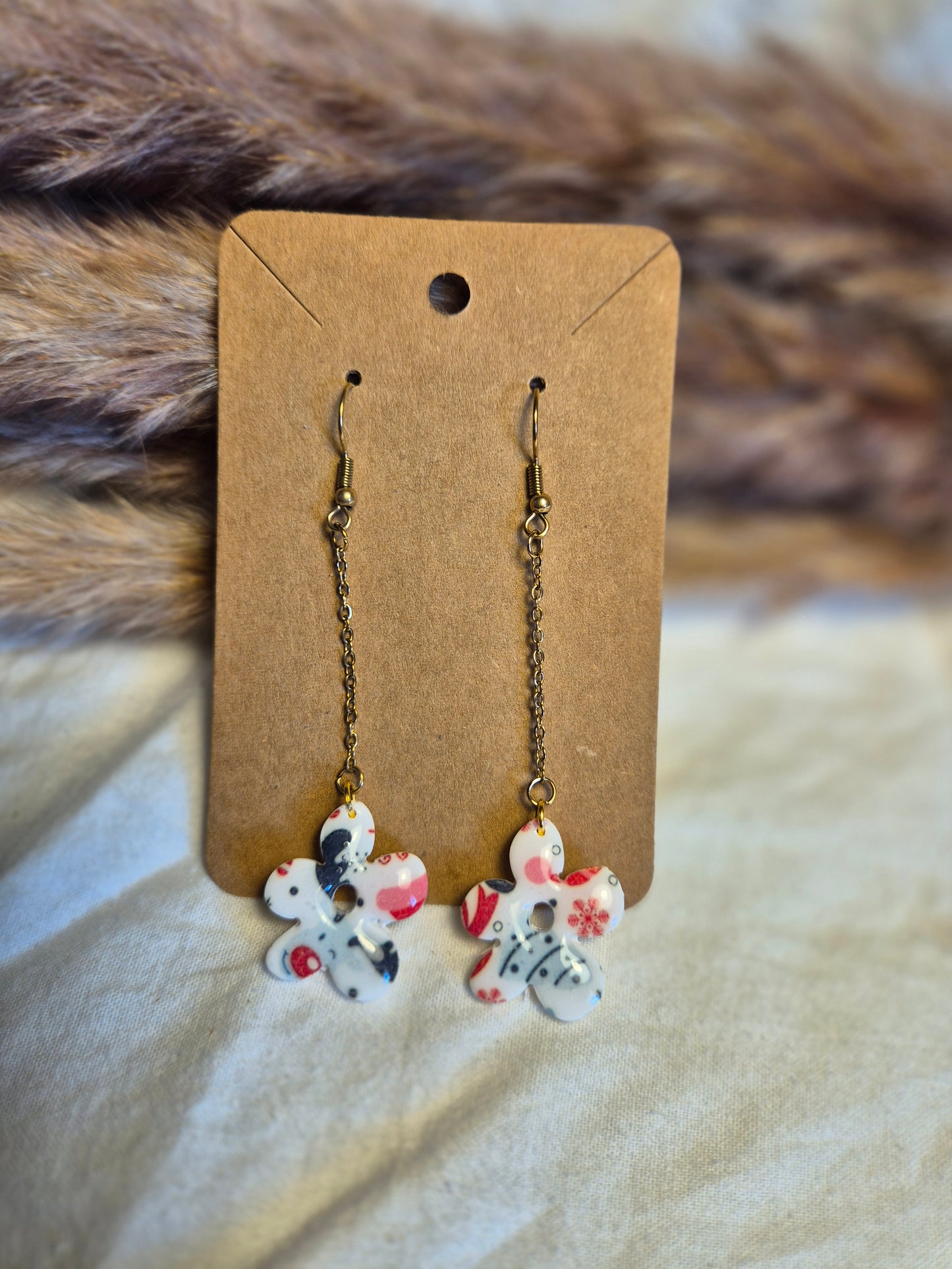 Boucle d'oreille 8cm