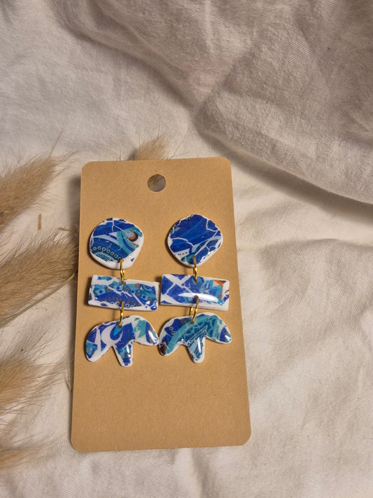 Boucle d'oreille 4,5cm