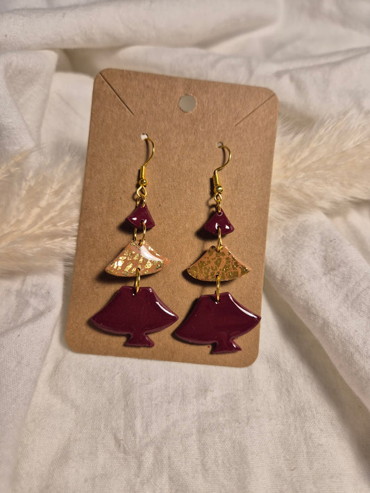 Boucle d'oreille 6,5cm