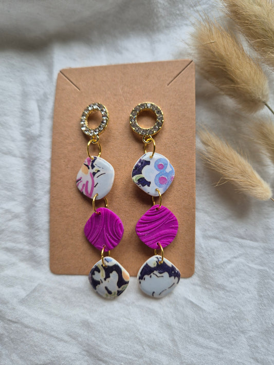 Boucle d'oreille 8cm