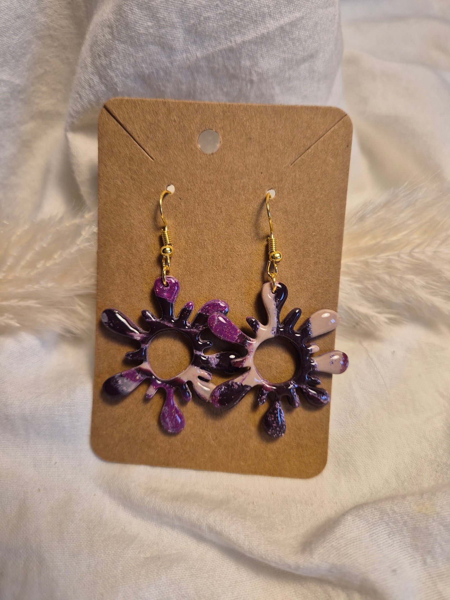 Boucle d'oreille 6cm