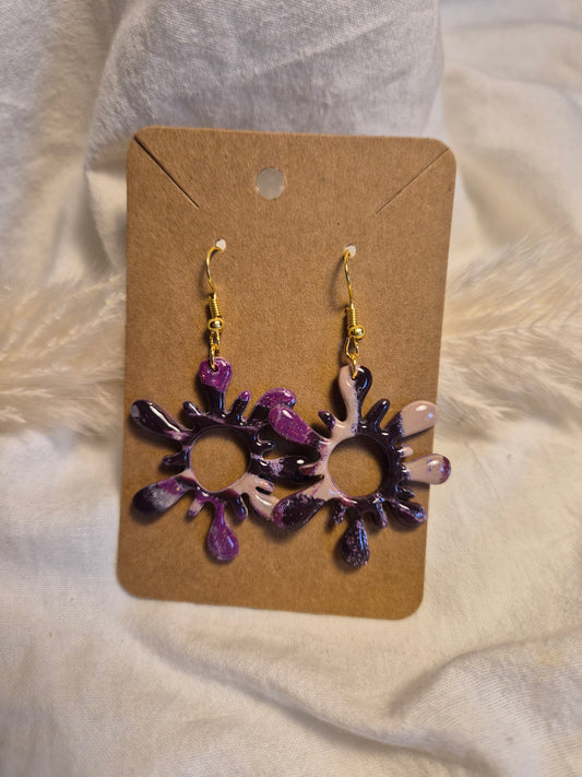 Boucle d'oreille 6cm