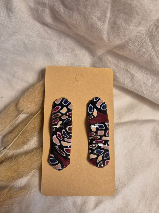 Boucle d'oreille 4,5cm