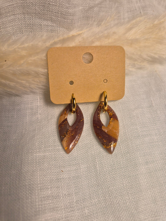 Boucle d'oreille 4cm