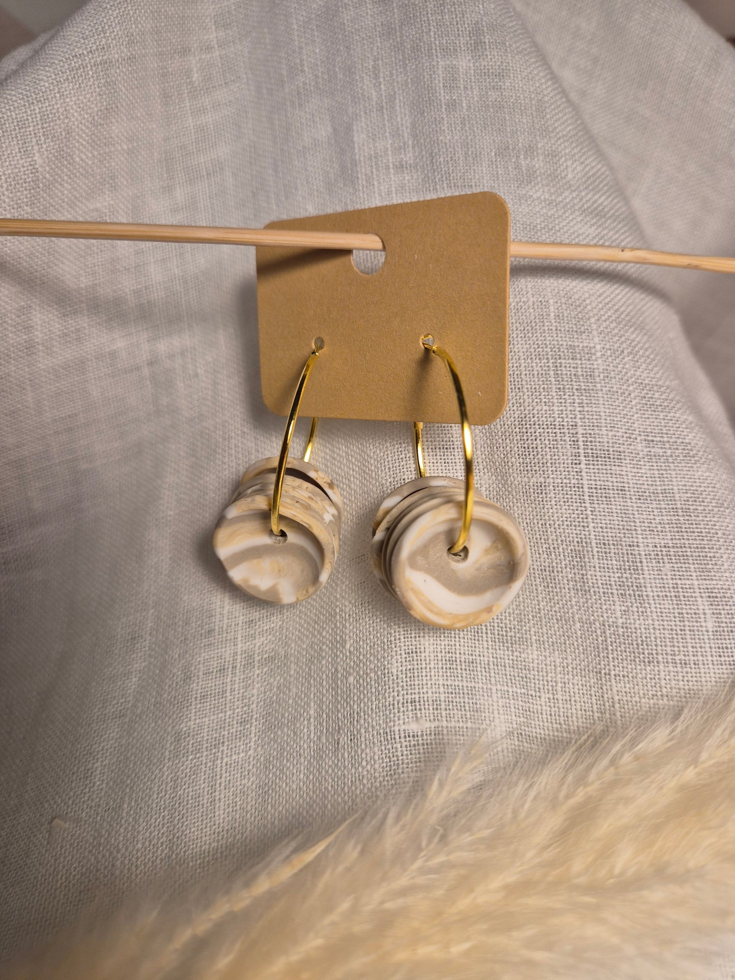 Boucle d'oreille 4cm