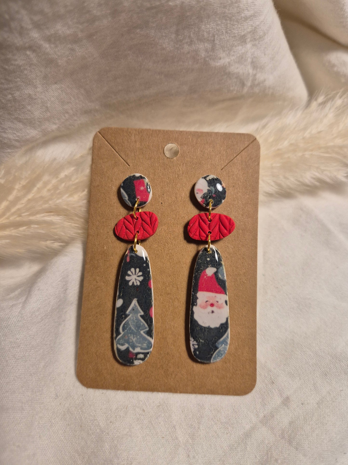 Boucle d'oreille 6cm