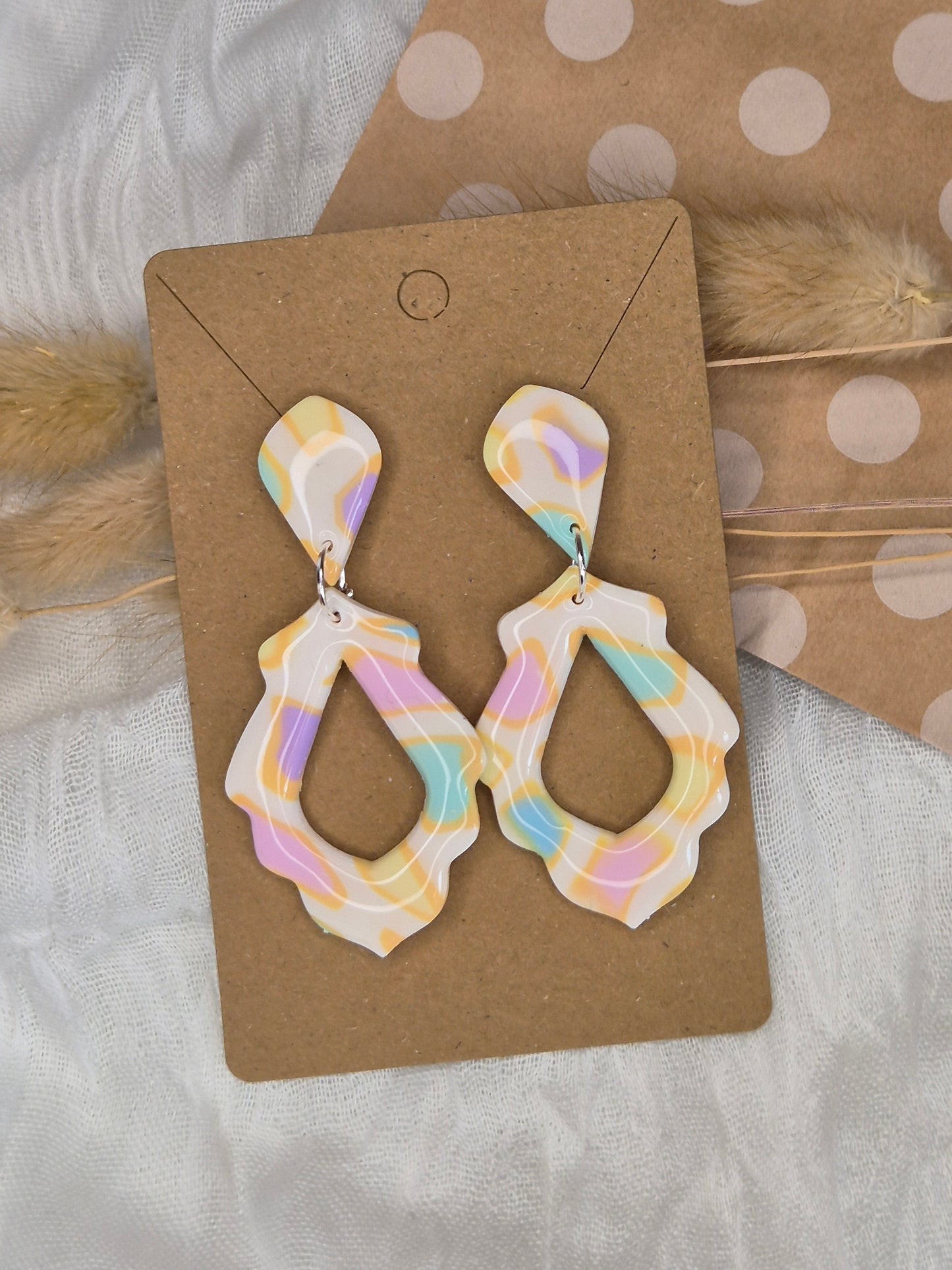 Boucle d'oreille 6cm