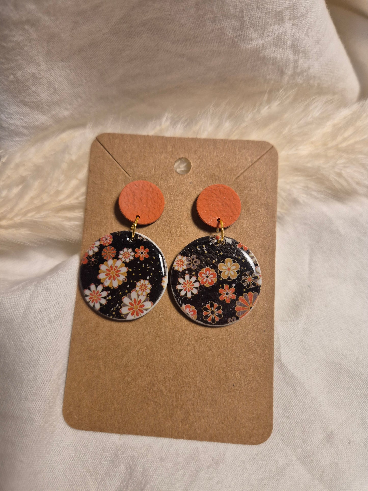 Boucle d'oreille 4cm