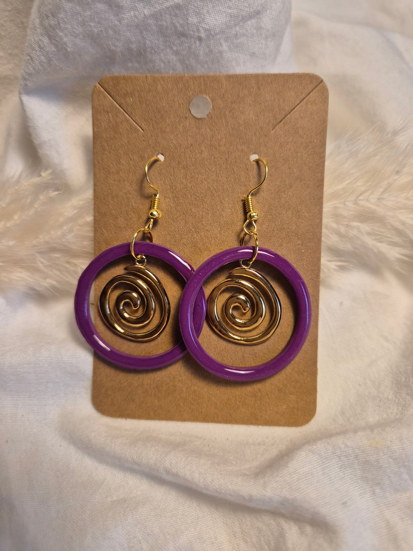 Boucle d'oreille 5,5cm