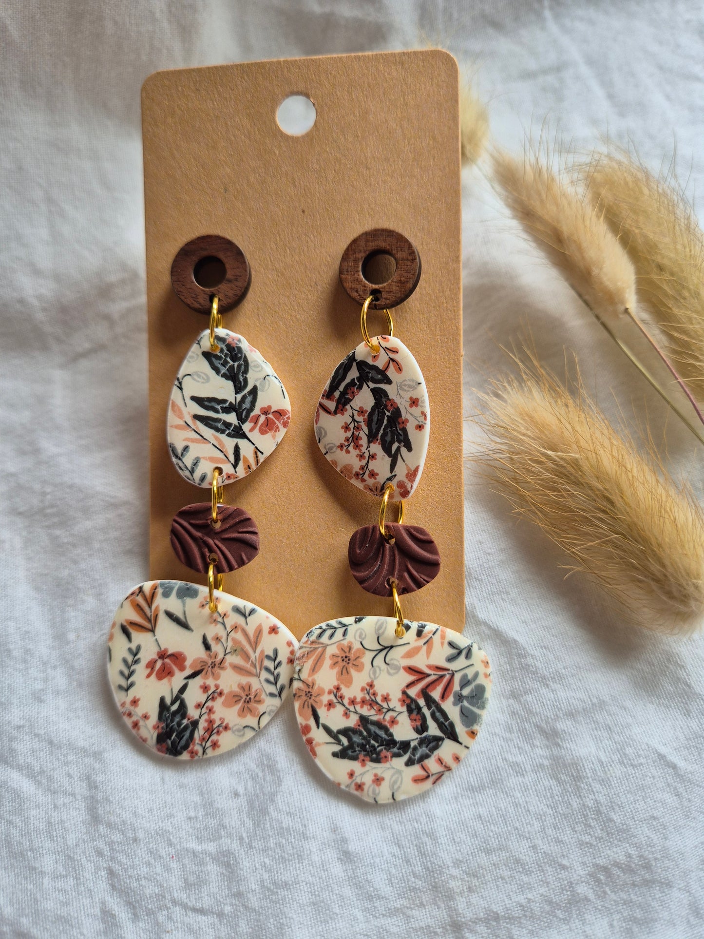 Boucle d'oreille 8cm