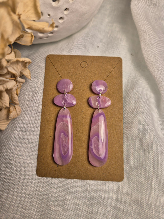 Boucle d'oreille 6cm