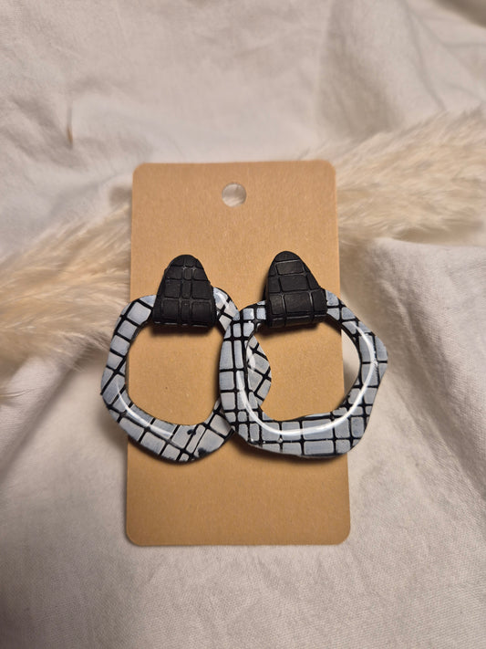 Boucle d'oreille 4,5cm