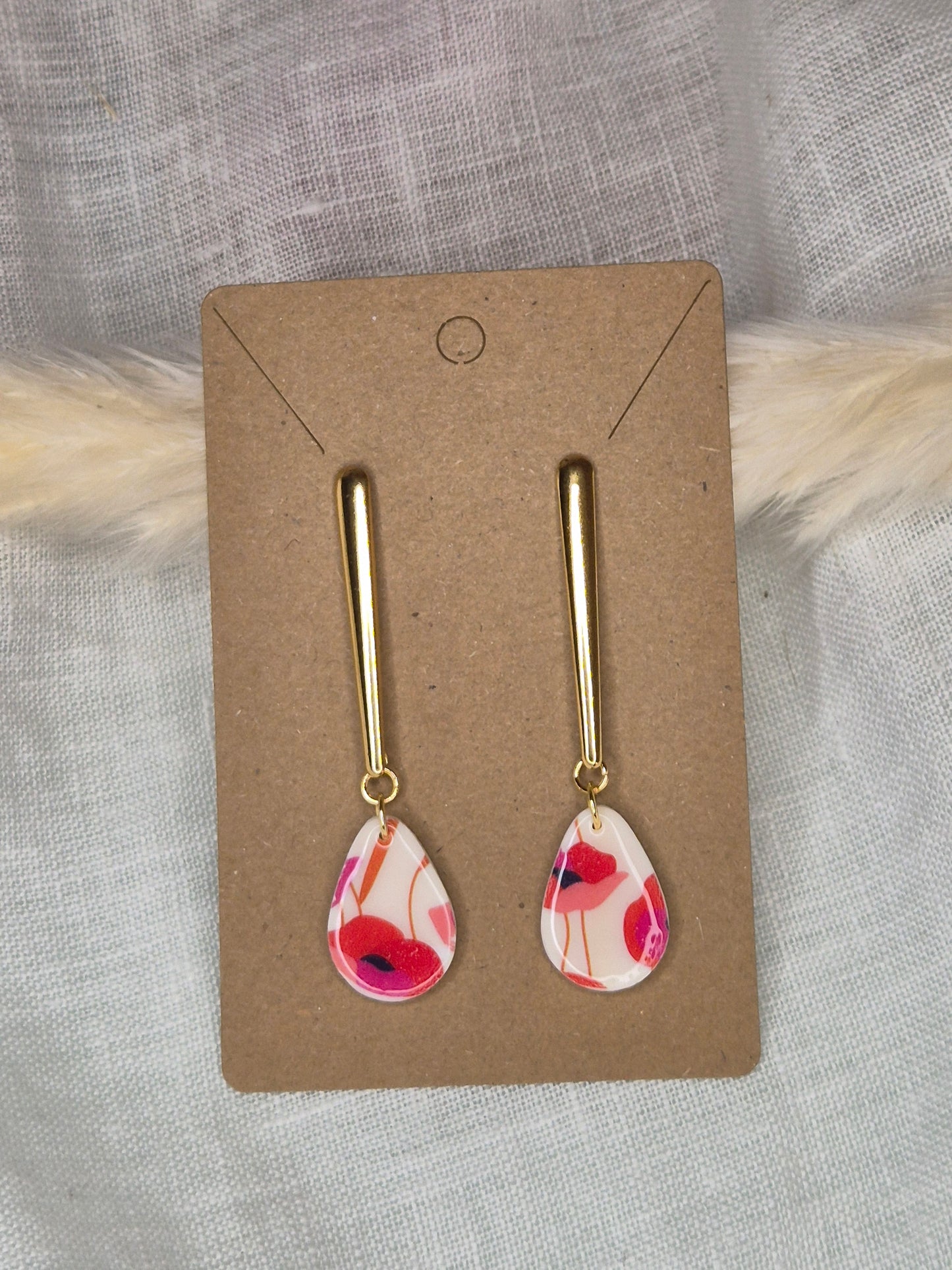 Boucle d'oreille 6cm