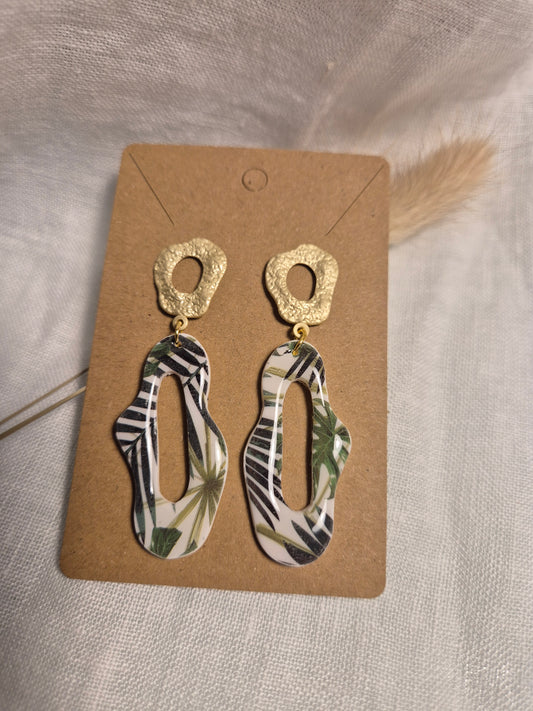 Boucle d'oreille 6cm