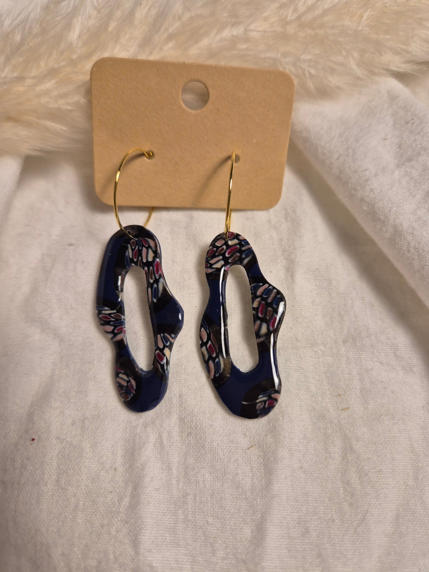 Boucle d'oreille 6cm