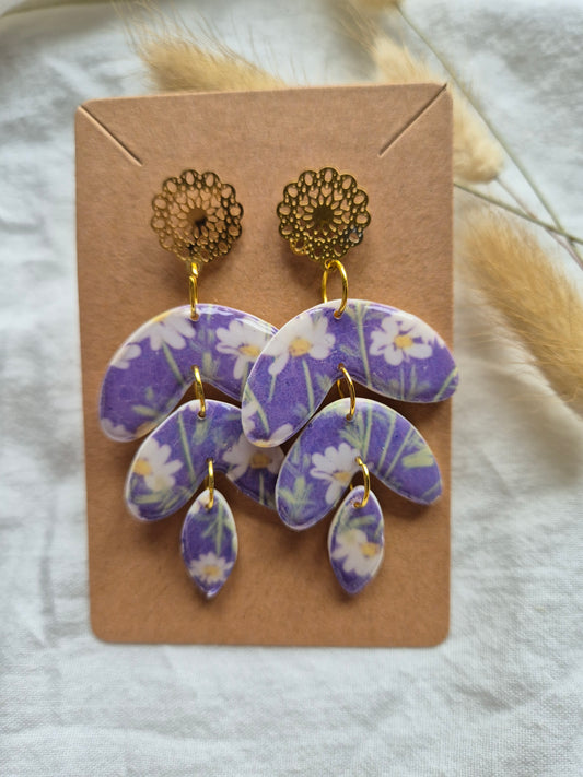 Boucle d'oreille 6,5cm