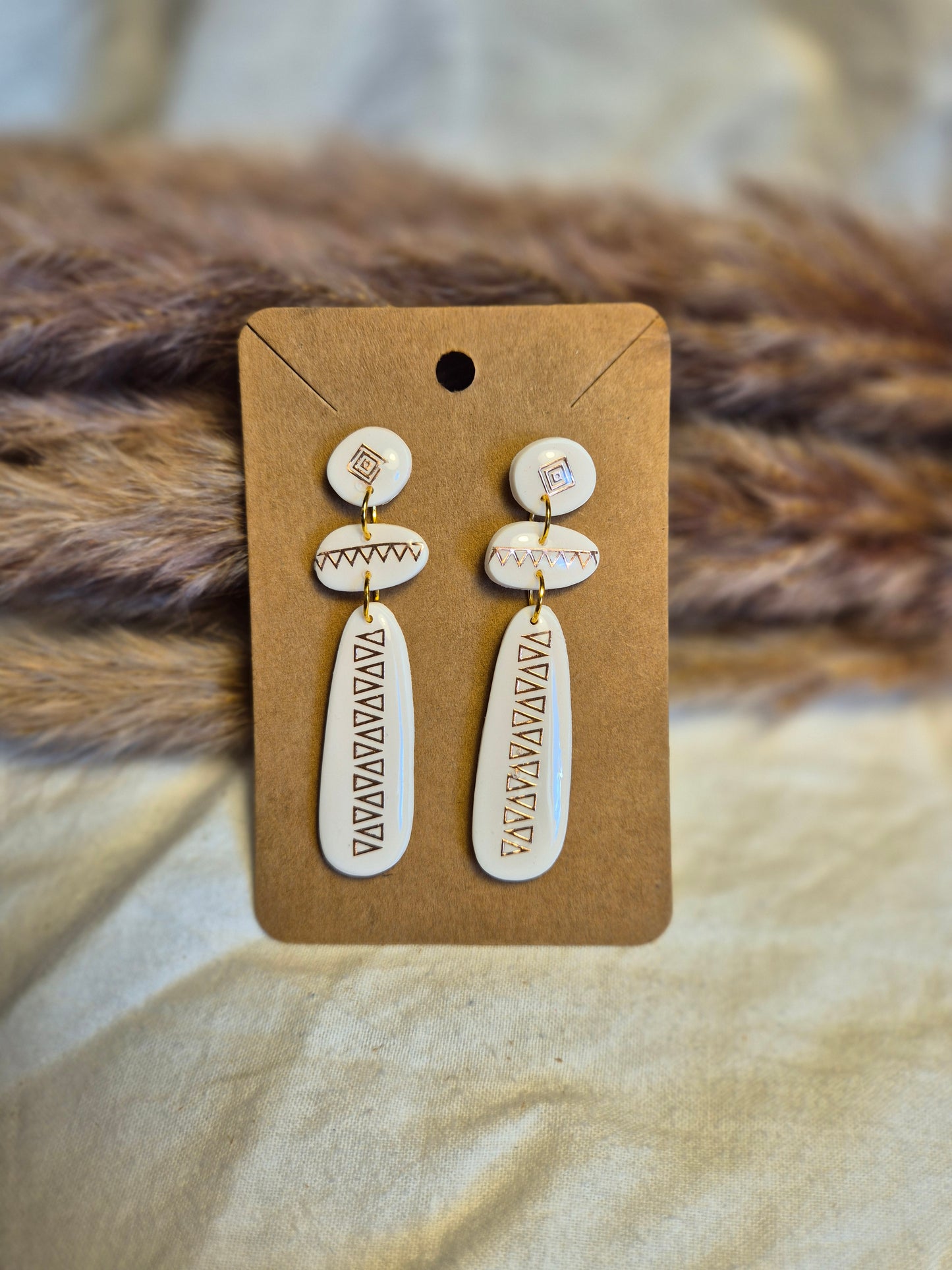 Boucle d'oreille 6cm