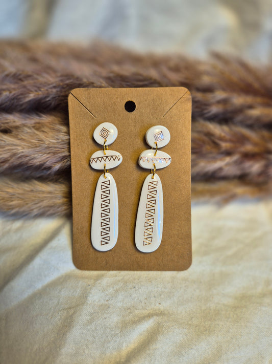 Boucle d'oreille 6cm