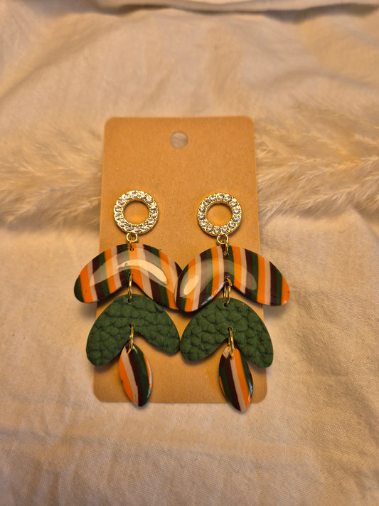 Boucle d'oreille 6,5cm