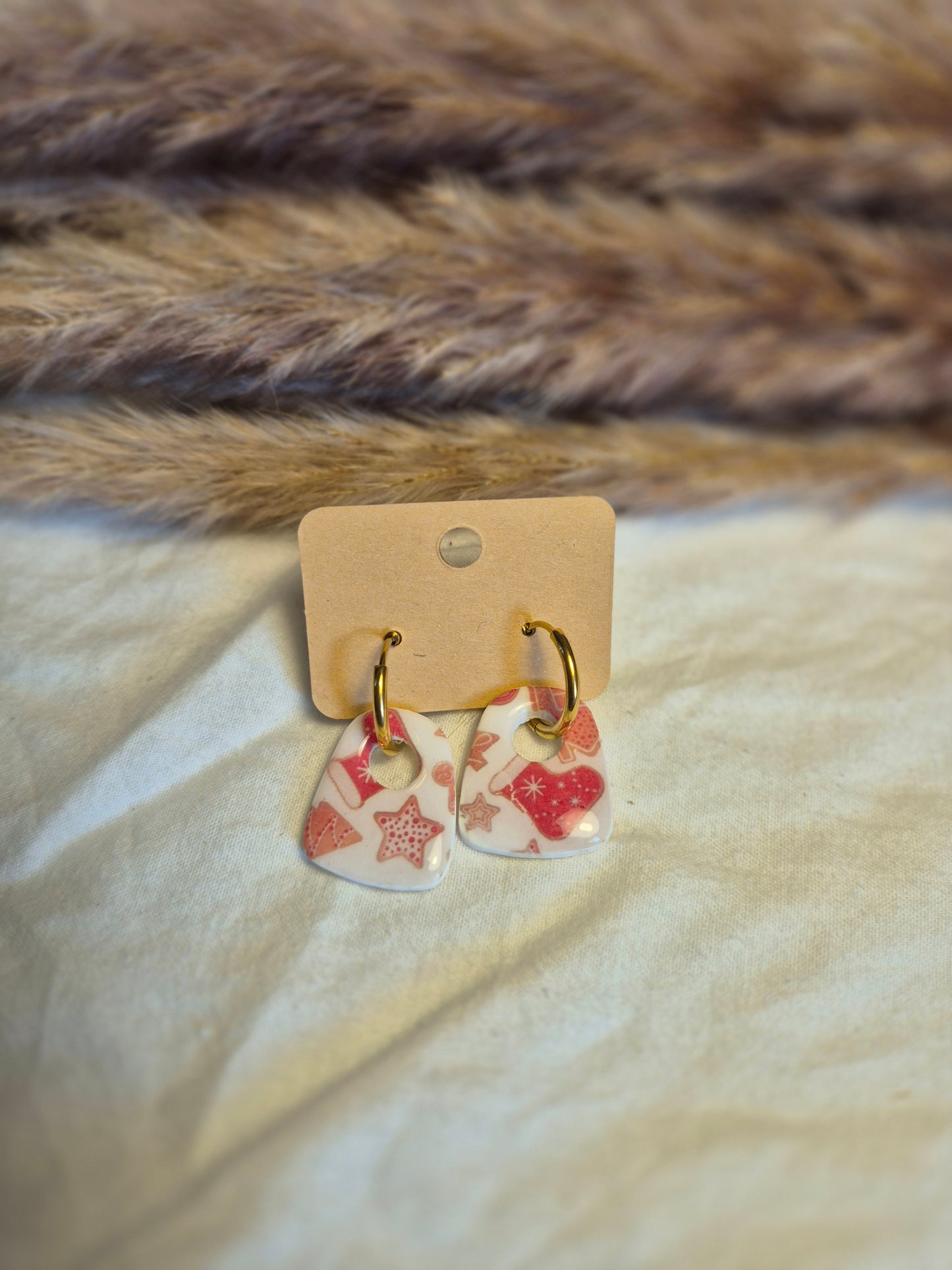 Boucle d'oreille 3,5cm