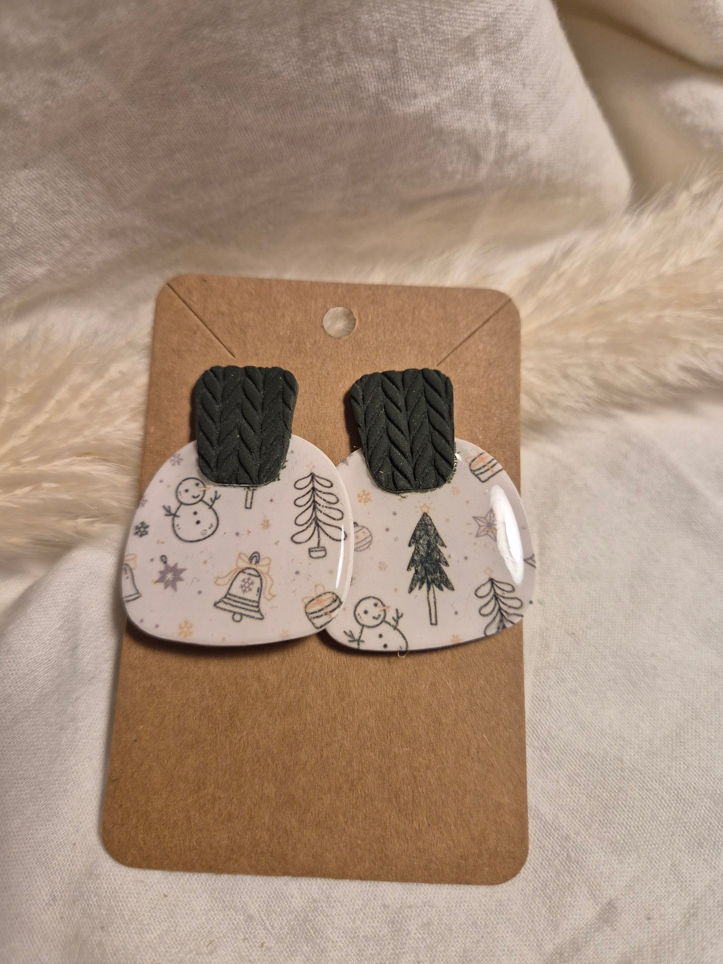 Boucle d'oreille 4cm