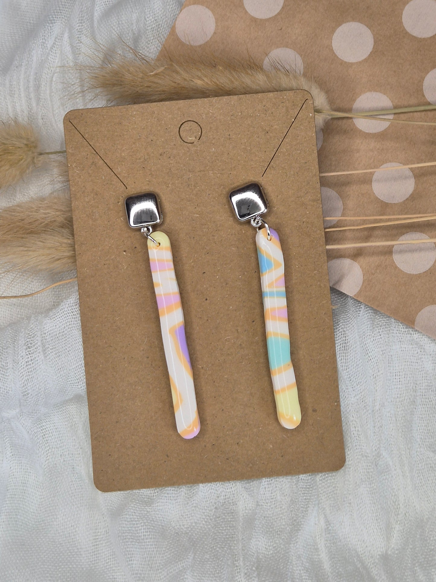 Boucle d'oreille 6cm