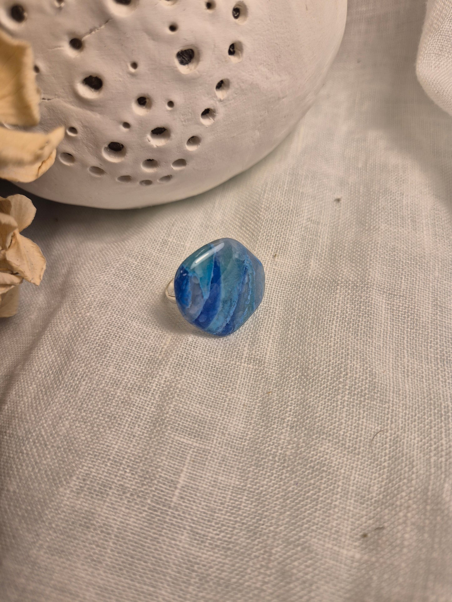 Bague réglable (couleur argent)