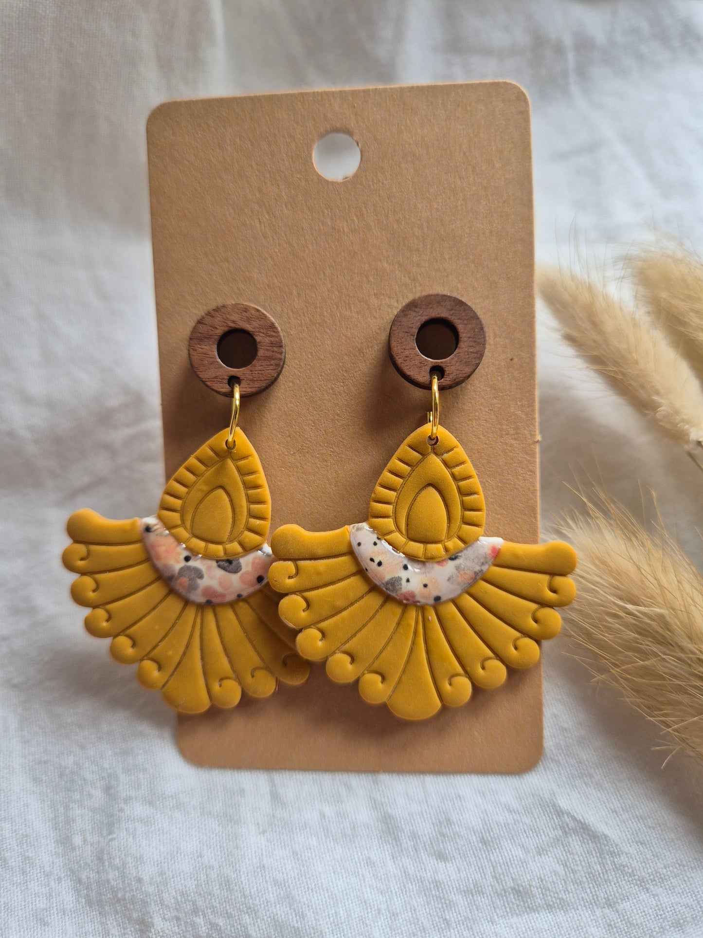 Boucle d'oreille 5,5cm