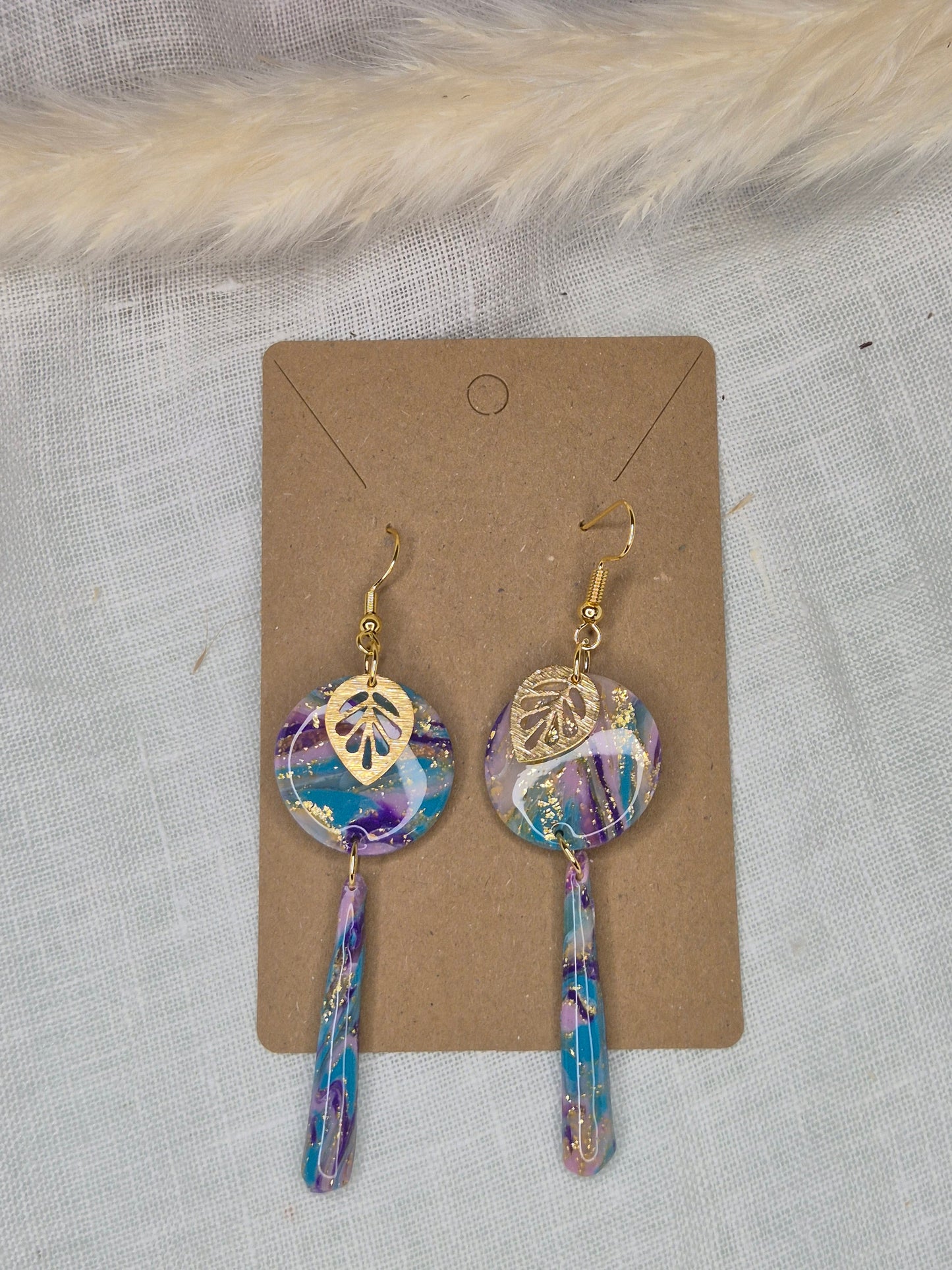 Boucle d'oreille 8cm