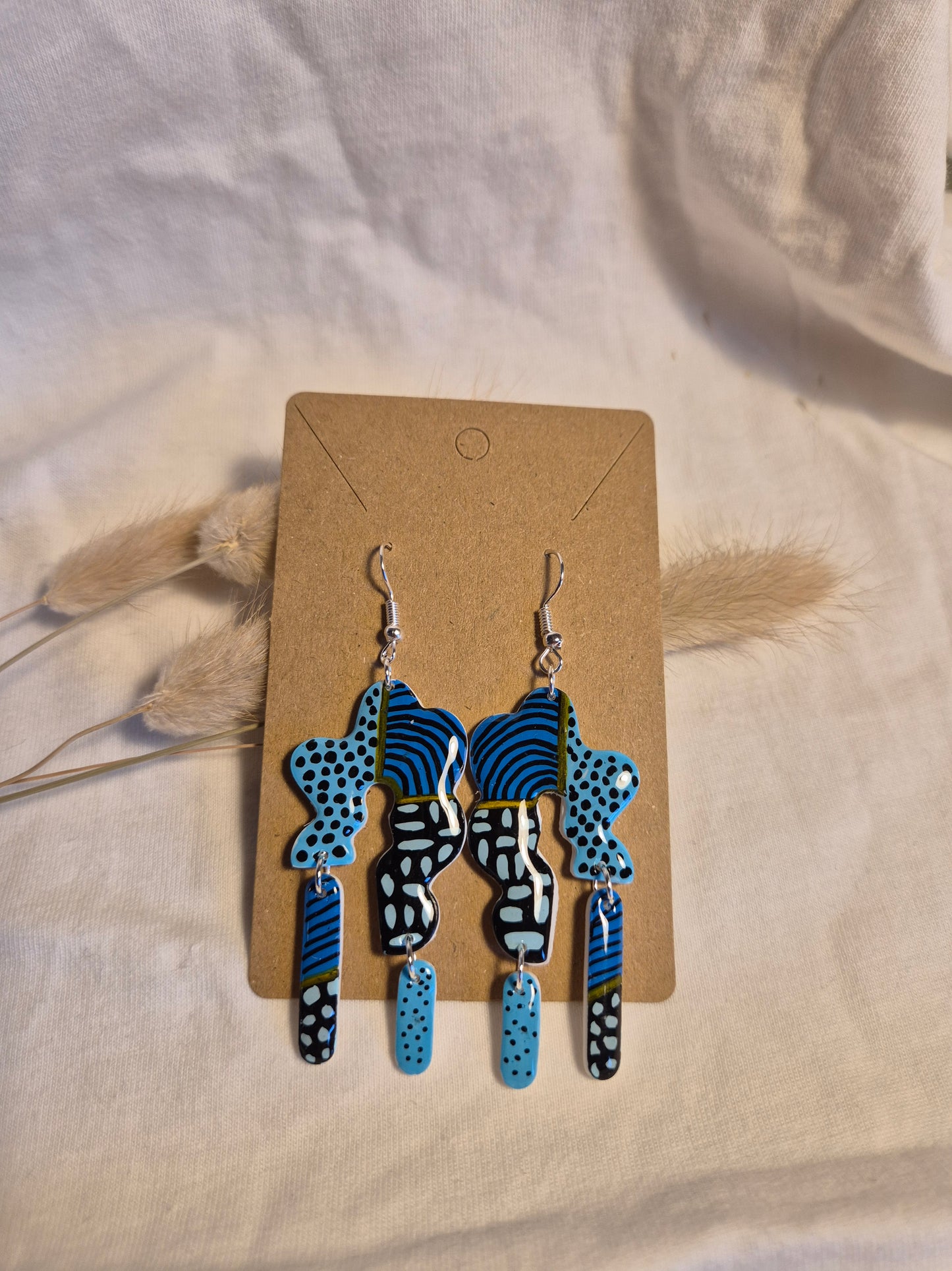 Boucle d'oreille 7cm