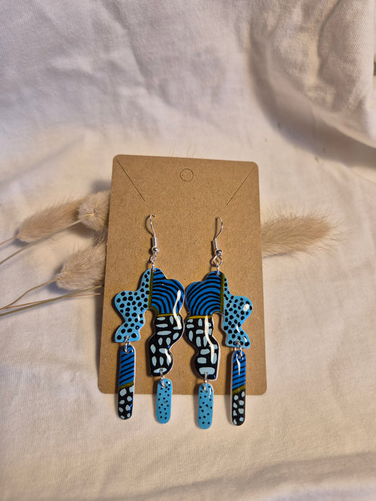 Boucle d'oreille 7cm