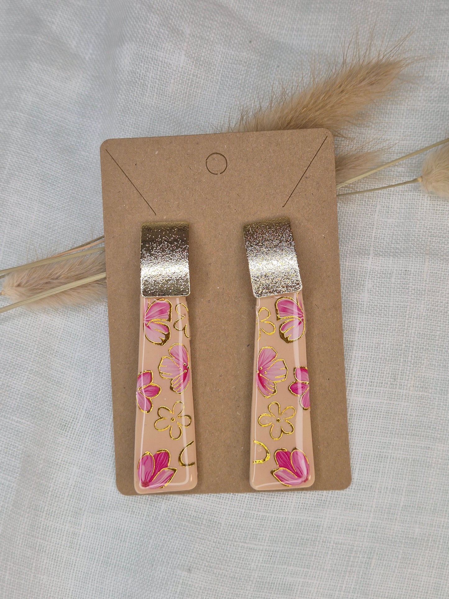 Boucle d'oreille 6,5cm