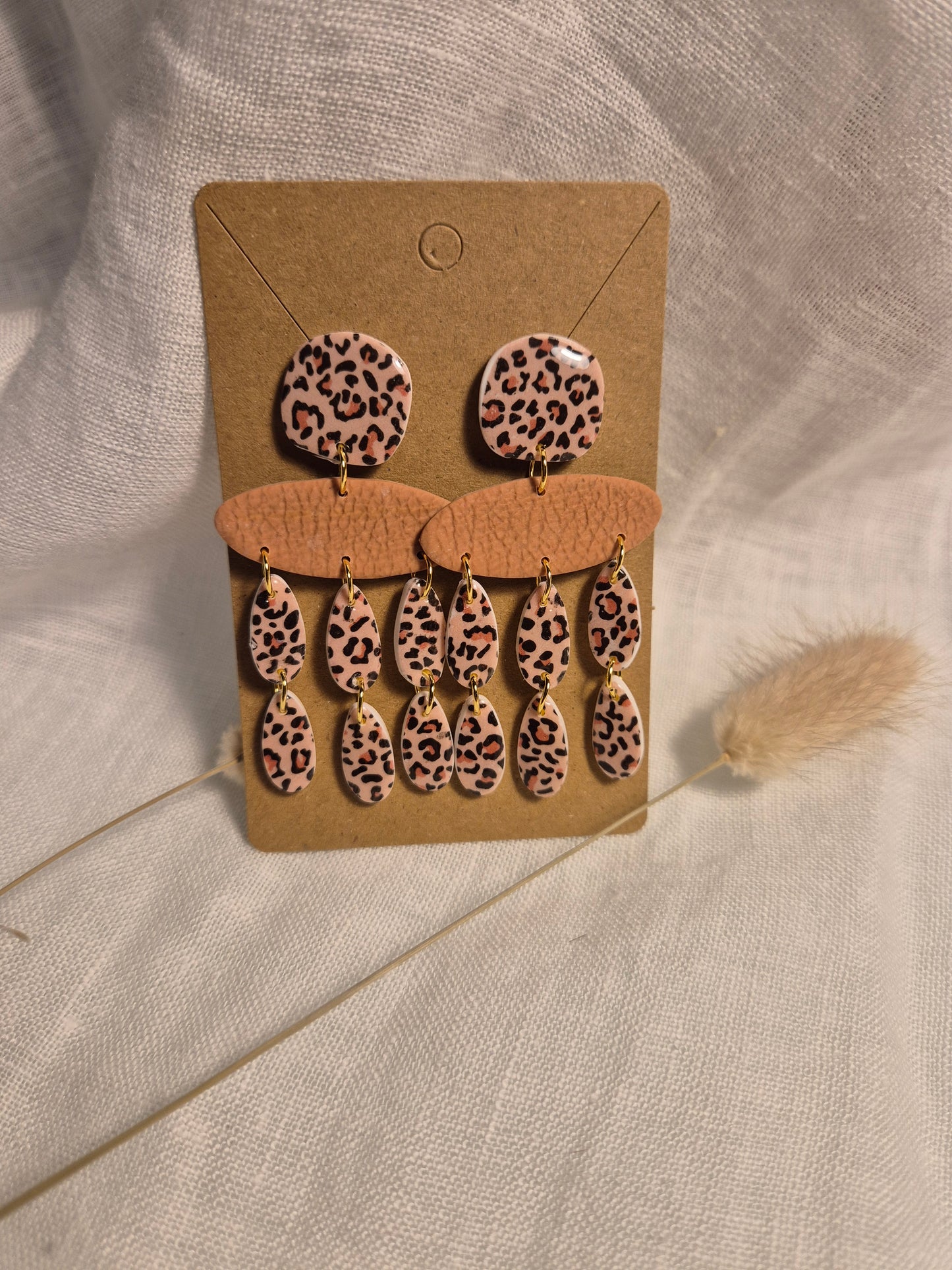 Boucle d'oreille 6cm