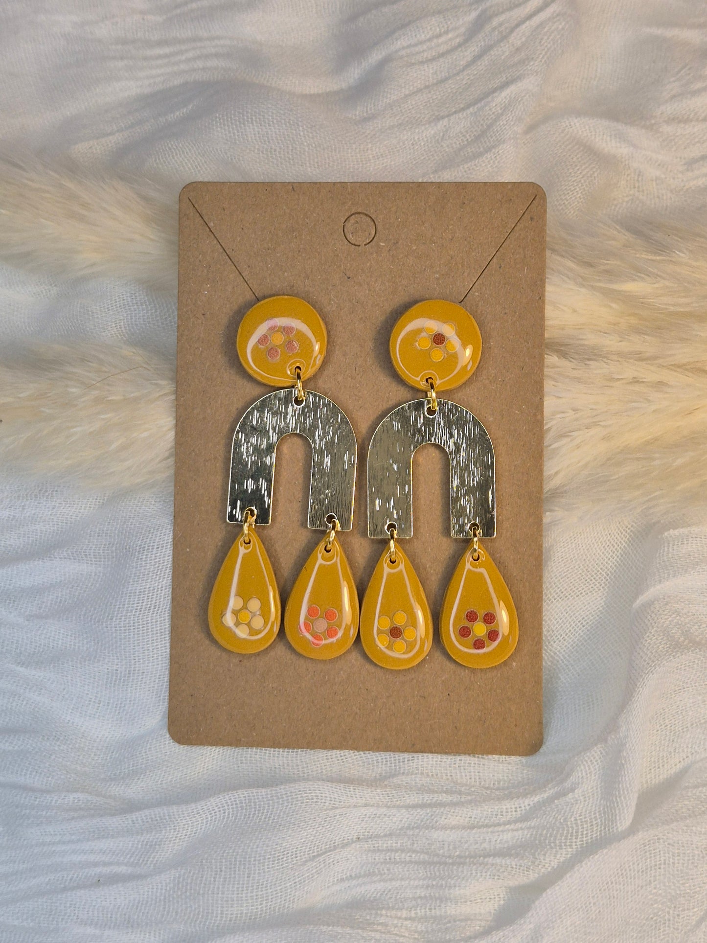 Boucle d'oreille 6cm