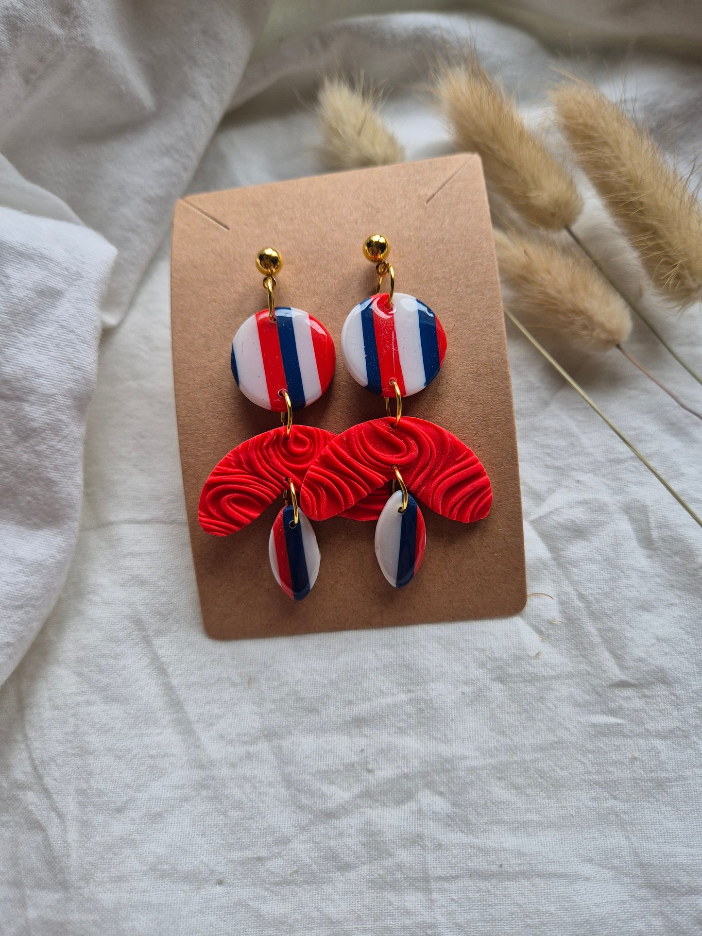 Boucle d'oreille 6cm