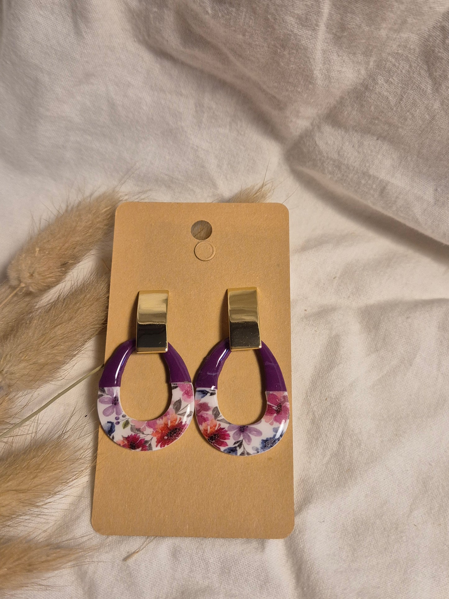 Boucle d'oreille 4,5cm