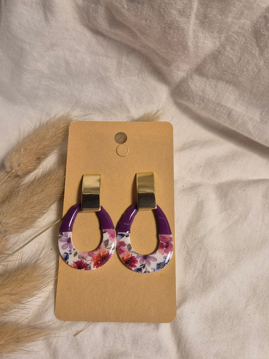 Boucle d'oreille 4,5cm