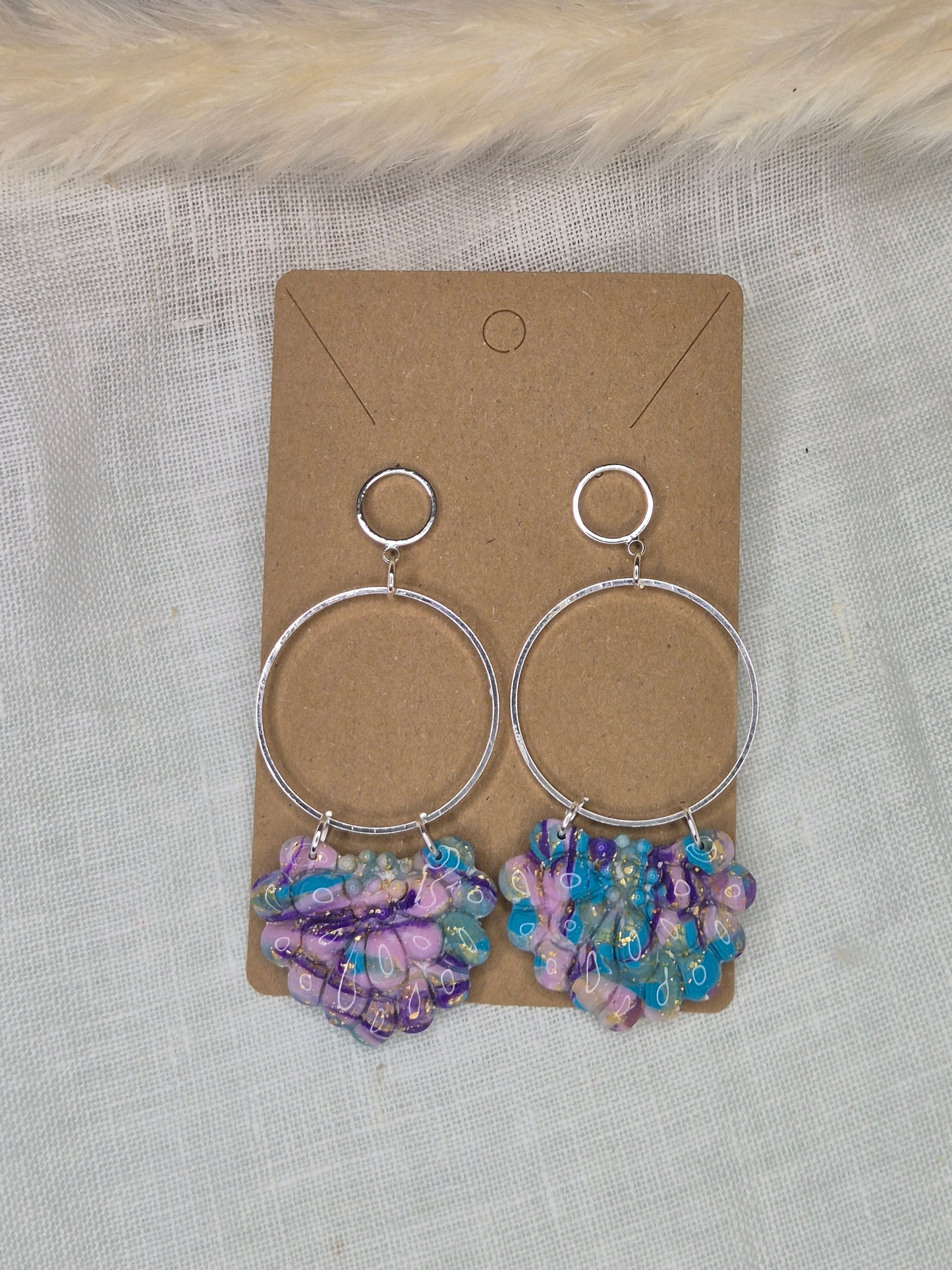 Boucle d'oreille 7cm