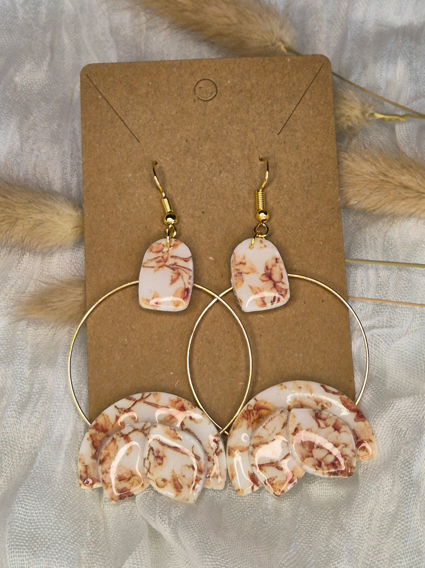 Boucle d'oreille 8cm