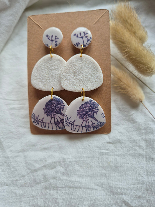 Boucle d'oreille 7cm