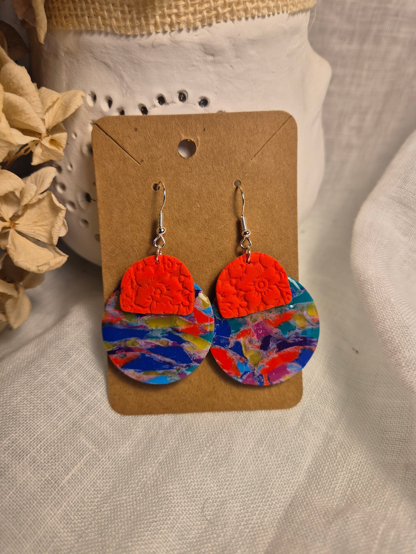 Boucle d'oreille 6cm