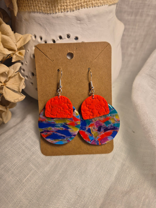Boucle d'oreille 6cm