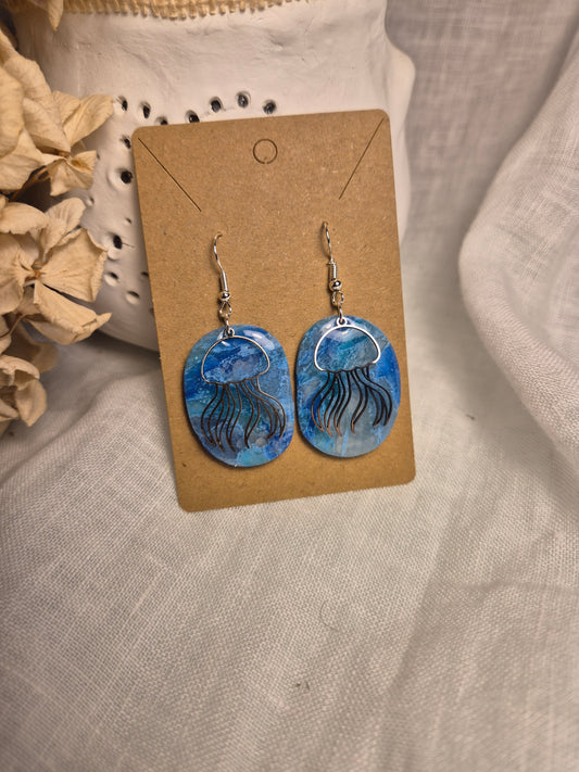 Boucle d'oreille 5,5cm