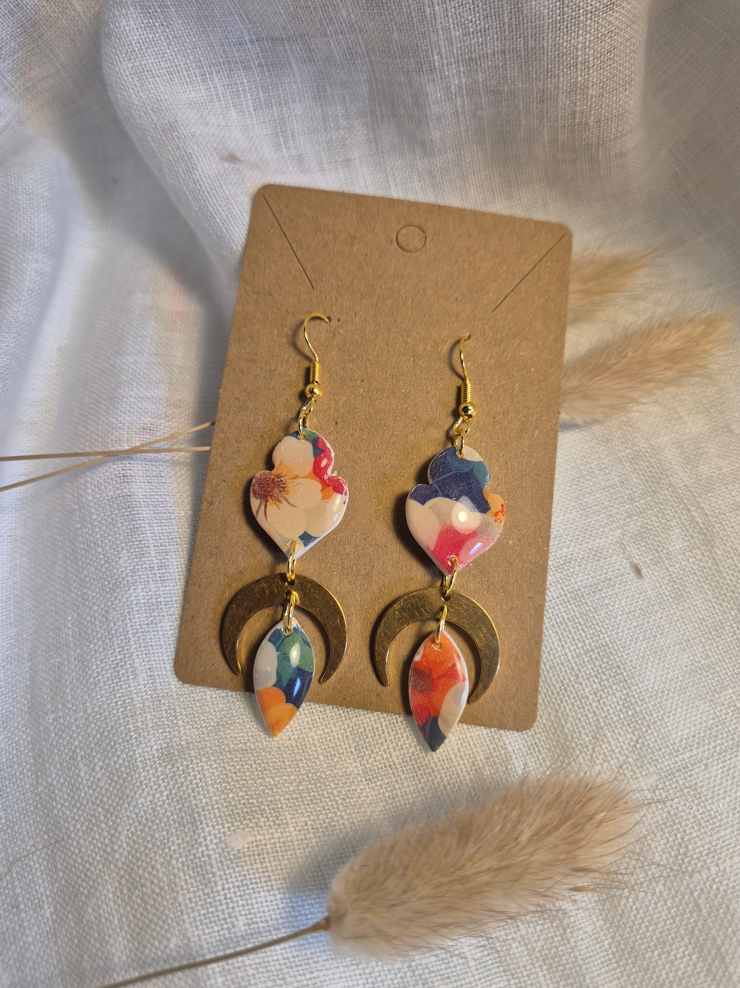 Boucle d'oreille 7cm