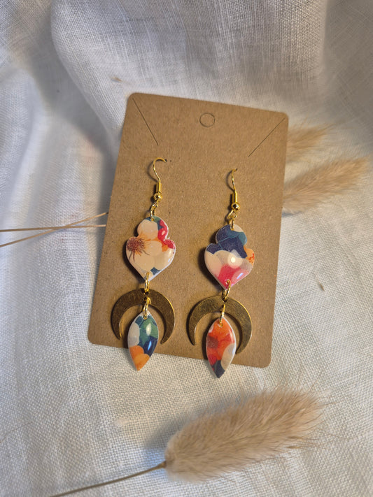 Boucle d'oreille 7cm